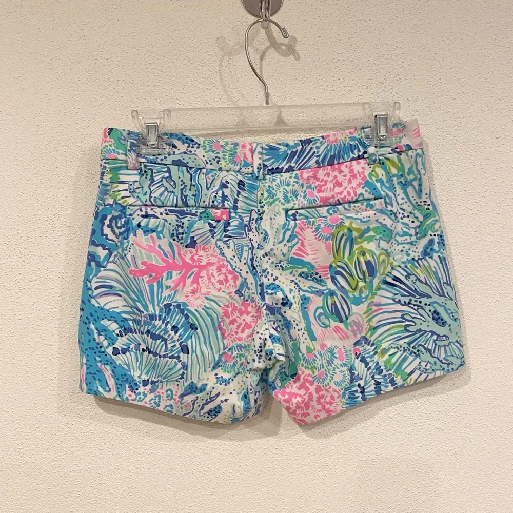 Lilly Pulitzer Knit Callahan Shorts Women's Size 0 Sink or Swim Preppy